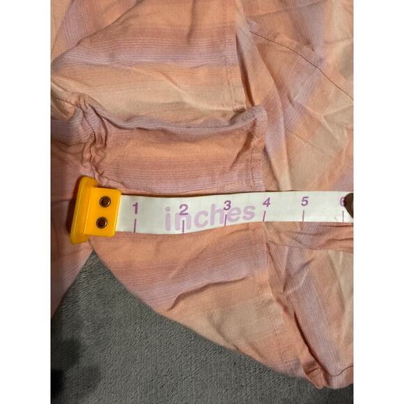 NWT BP. Nordstrom Size 3X Plus Size Women Shorts Flowy Pink Peach Striped 4” - Picture 7 of 9